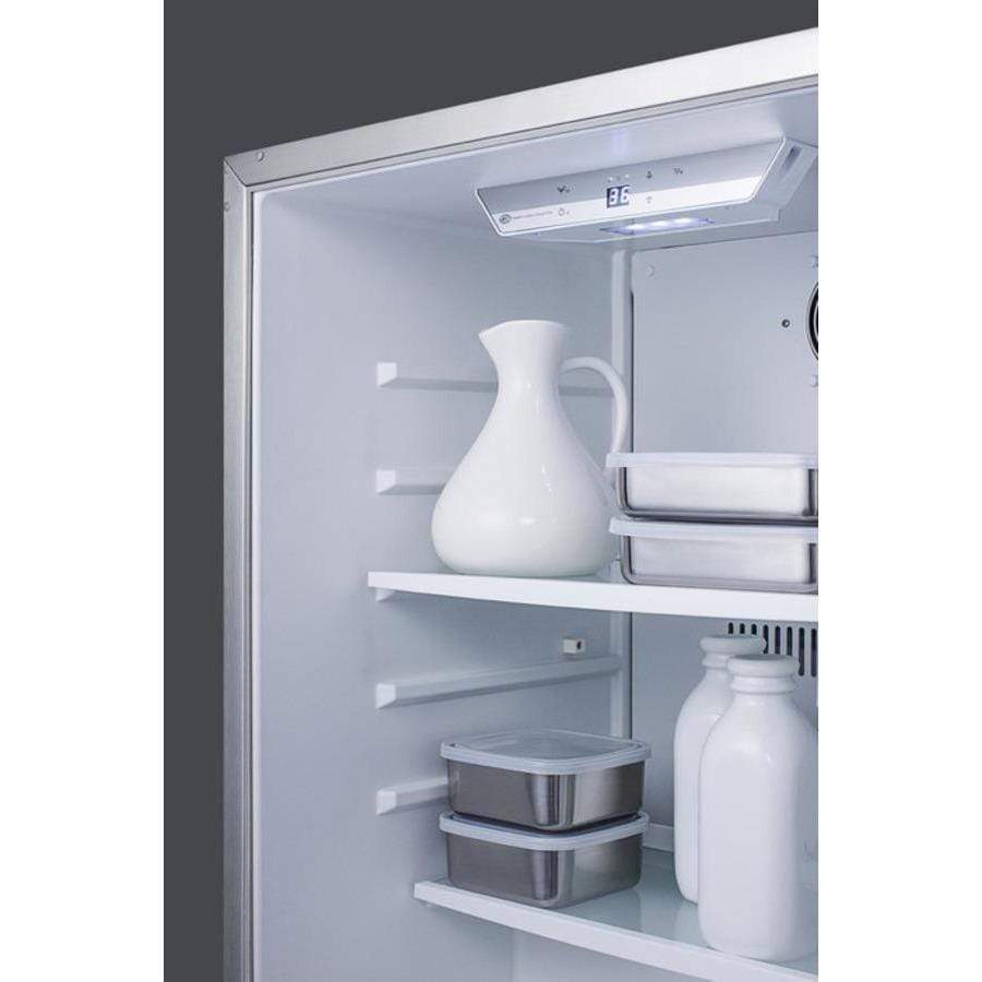 Summit Appliance White 24" Wide Built-In Outdoor Refrigerator CL68ROS