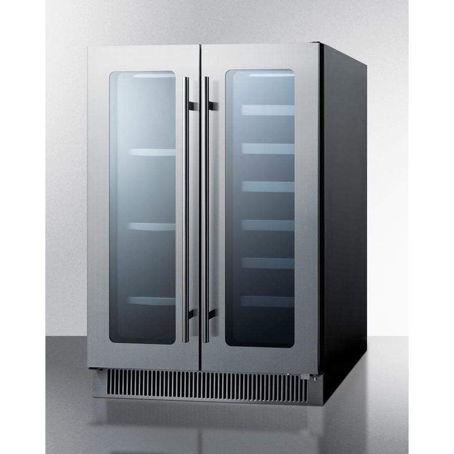 Summit Appliance Black 24" Wide Built-In Wine/Beverage Center CL242WBV