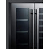 Image of Summit Appliance Black 24" Wide Built-In Wine/Beverage Center CL242WBV