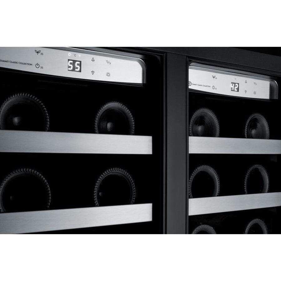 Summit Appliance Black 24" Wide Built-In Wine/Beverage Center CL242WBV