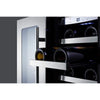 Image of Summit Appliance Black 24" Wide Built-In Wine/Beverage Center CL242WBV