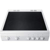 Image of Summit Appliance White 24" Wide Smooth Top Freestanding Electric Range CLRE24WH