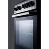 Image of Summit Appliance Black 24" Wide Smooth Top Freestanding Electric Range CLRE24
