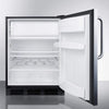 Image of Summit Appliance 24" Wide Built-In Refrigerator-Freezer CT663BKCSS