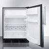 Image of Summit Appliance 24" Wide Built-In Refrigerator-Freezer CT663BKBIFRADA