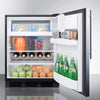 Image of Summit Appliance 24" Wide Built-In Refrigerator-Freezer CT663BKBISSHVADA