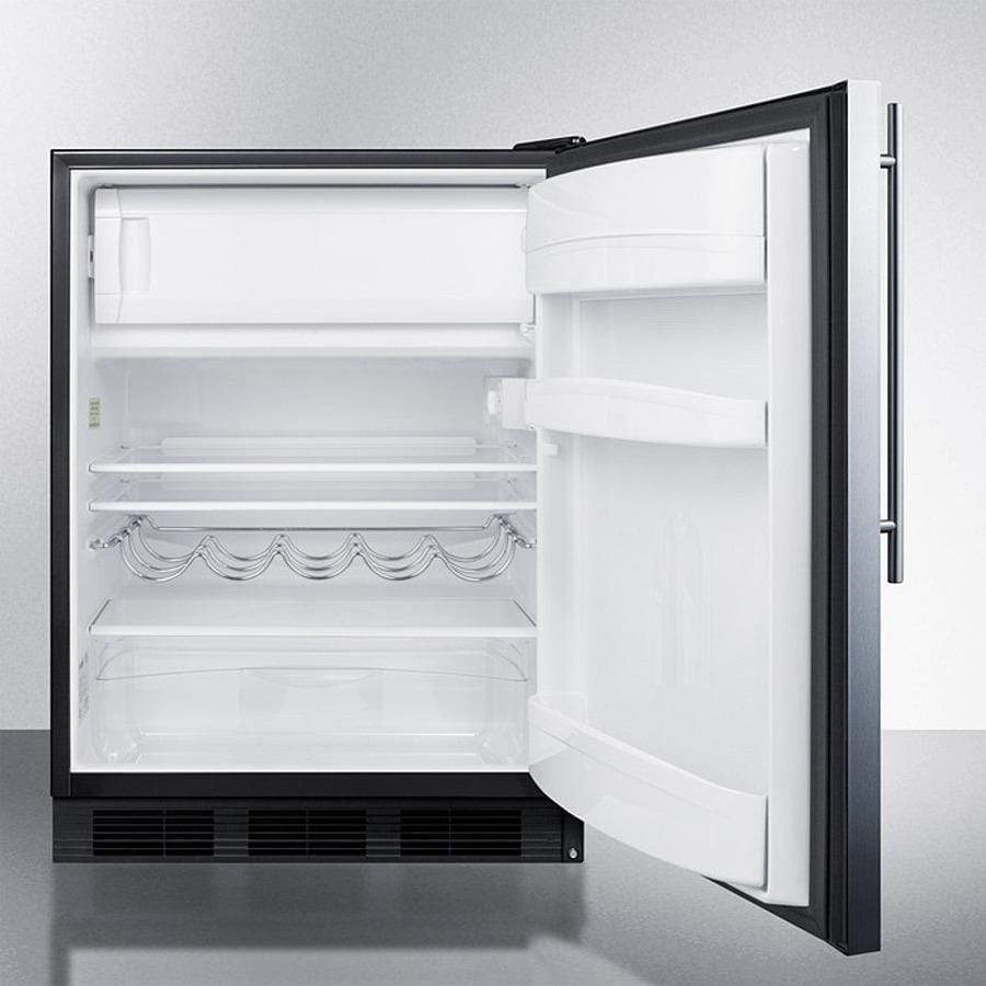 Summit Appliance 24" Wide Built-In Refrigerator-Freezer CT663BKBISSHVADA