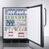 Image of Summit Appliance 24" Wide Built-In Refrigerator AL752BCSS