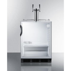 Summit Appliance Black 24" Wide Built-In Beer Dispenser SBC56GBIADA