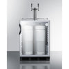Image of Summit Appliance Black 24" Wide Built-In Beer Dispenser SBC56GBIADA