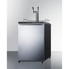 Image of Summit Appliance 24" Wide Built-In Kegerator SBC635MBI7SSHHTWIN