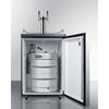 Image of Summit Appliance 24" Wide Built-In Kegerator SBC635MBI7SSHHTWIN