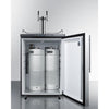 Image of Summit Appliance 24" Wide Built-In Kegerator SBC635MBI7SSHVTWIN
