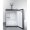 Image of Summit Appliance 24" Wide Built-In Kegerator SBC635MBI7SSHVTWIN