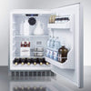 Image of Summit Appliance White 24" Wide Built-In Outdoor Refrigerator CL69ROSW