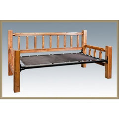 Montana Woodworks Log Daybed with Trundle MWDBT