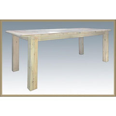 Montana Woodworks Homestead 4 Post w Leaves Dining Table MWHCDT4PL