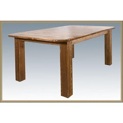 Montana Woodworks Homestead 4 Post w Leaves Dining Table MWHCDT4PLSL