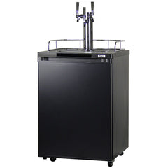 Kegco 24" Wide Homebrew Triple Tap Kegerator HBK209B-3