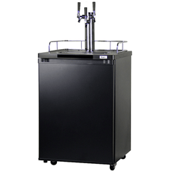 Kegco 24" Wide Homebrew Triple Tap Kegerator HBK209B-3K