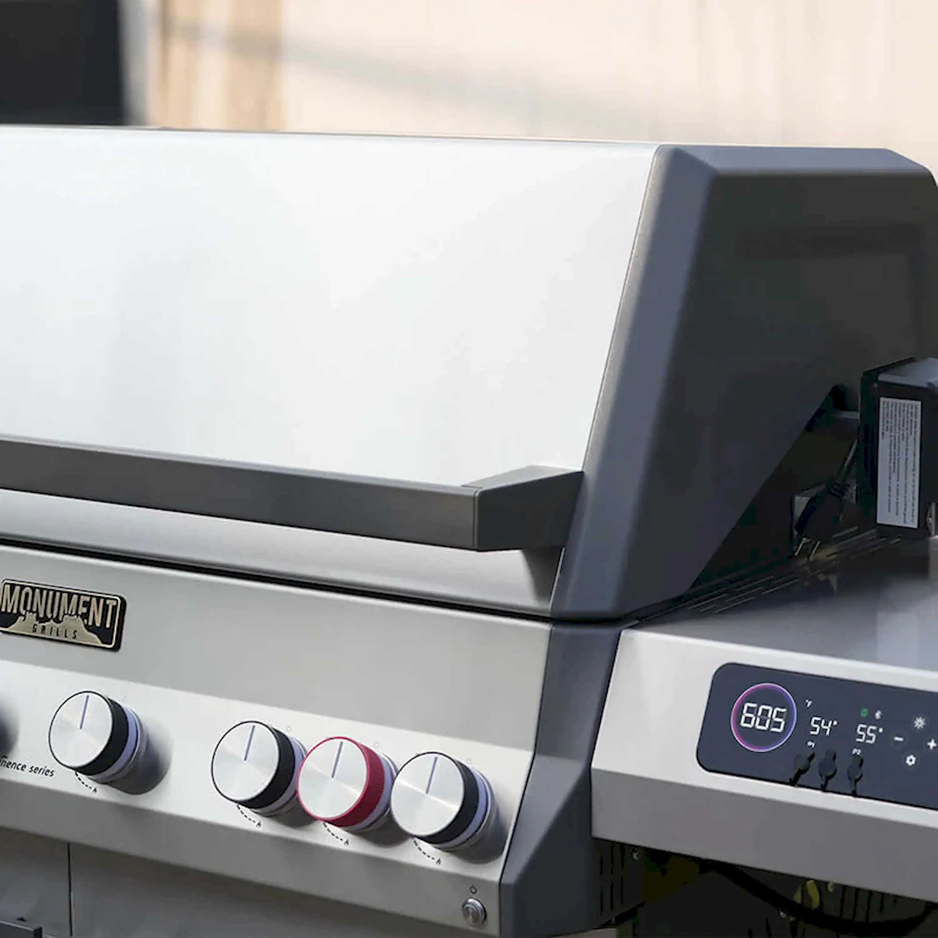 Monument Grills Eminence E605 Gas Grill in Stainless Steel with 6 Burners