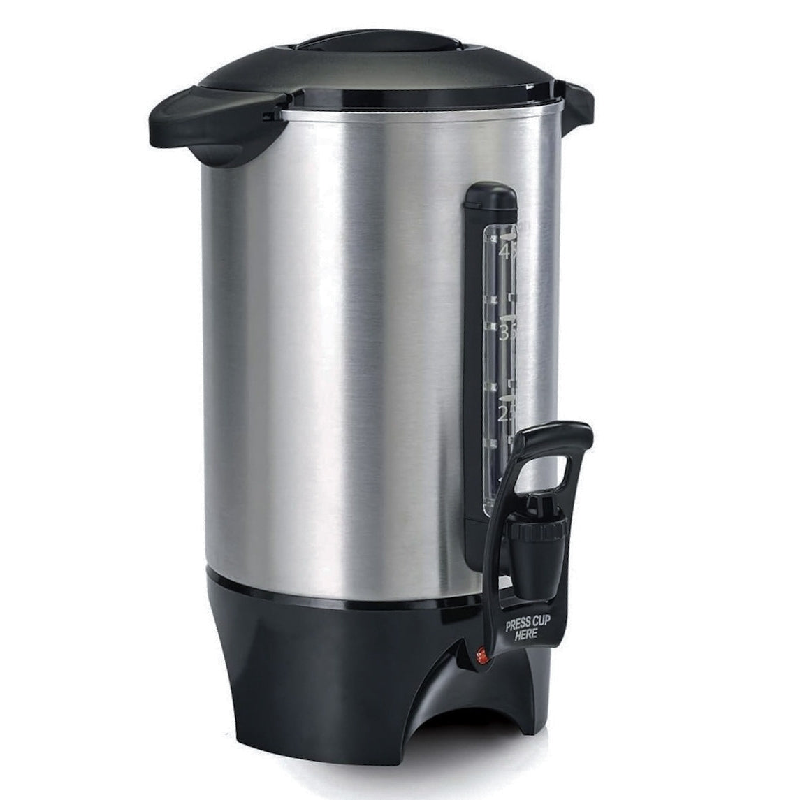 45-Cup Coffee Urn and Hot Beverage Dispenser – Stainless Steel Large Capacity Brewer