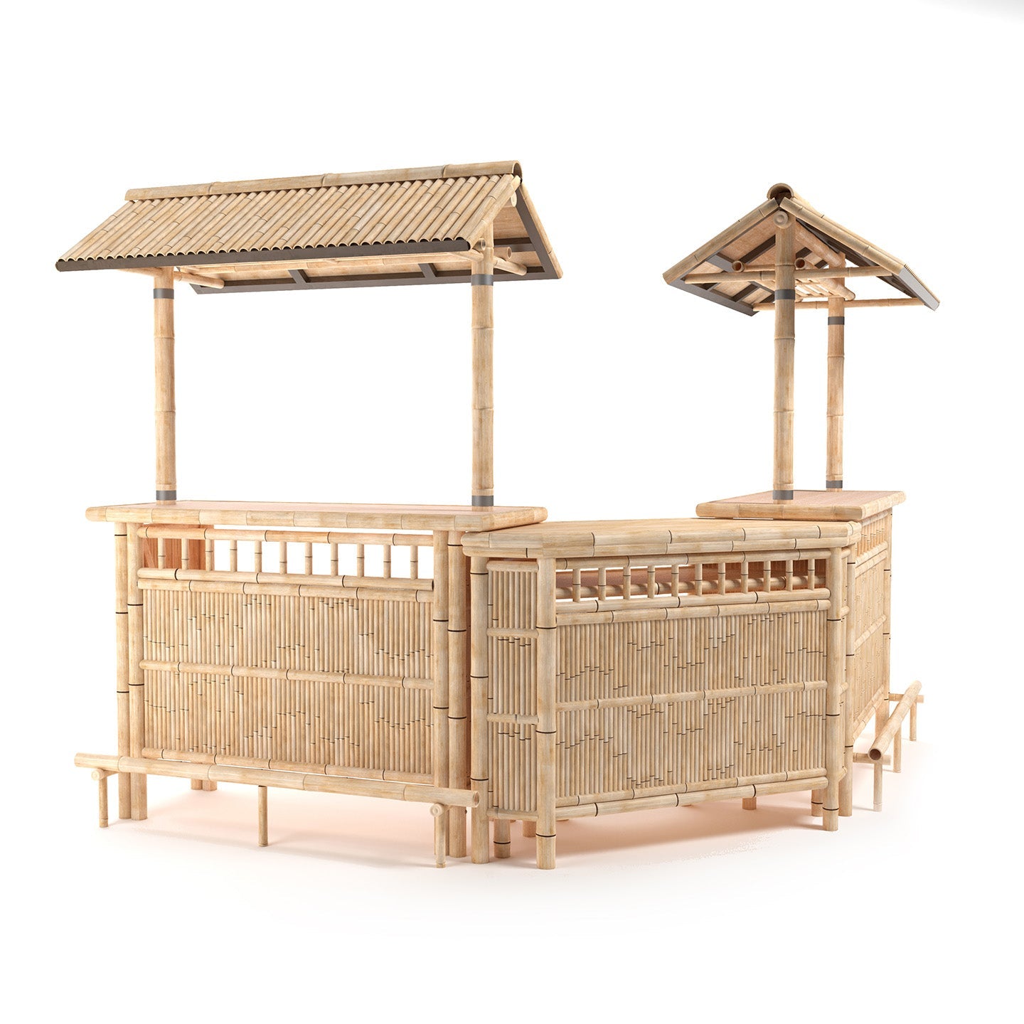 RAM Game Room TBAR60 - Bamboo Tiki Bar & Sets