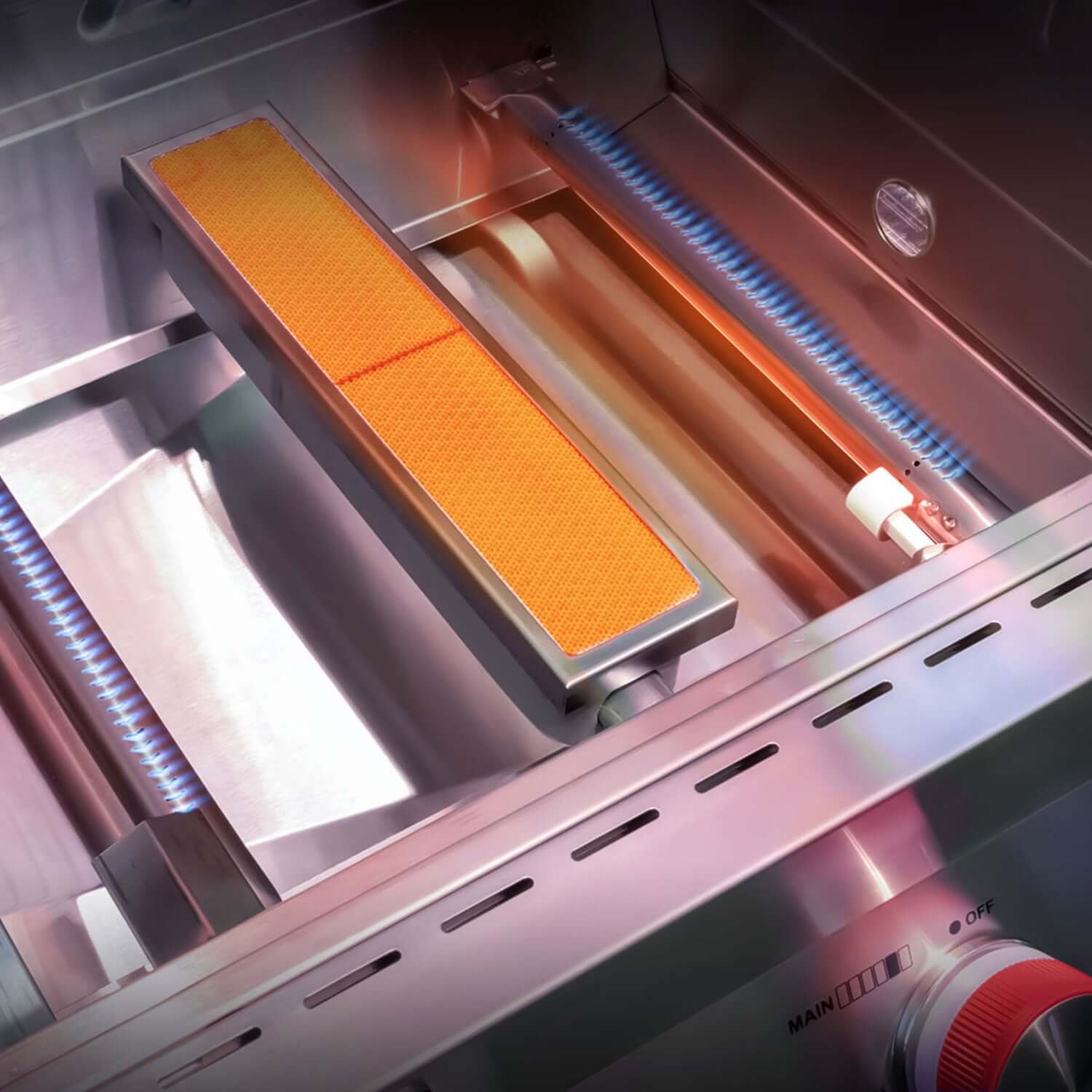 Monument Grills Denali 605Pro Smart Tech Propane Gas Grill in Stainless Steel with 6 Burners & Grill Cover