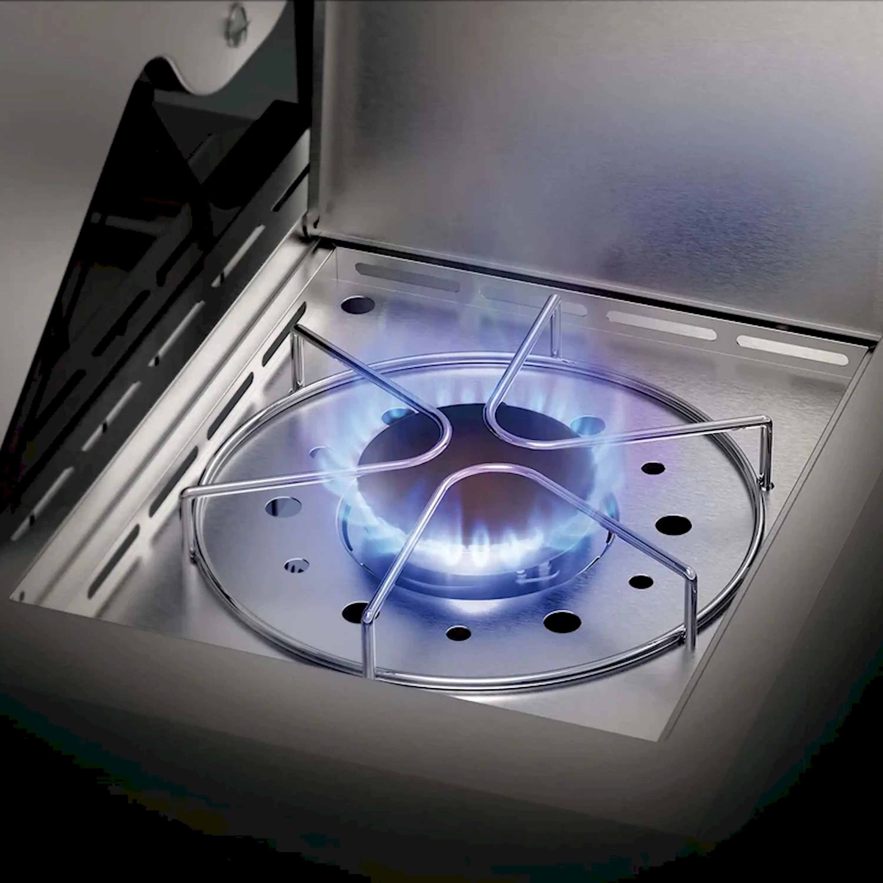 Monument Grills Classic 35633 Infrared Propane Gas Grill in Stainless Steel with 4 Burners