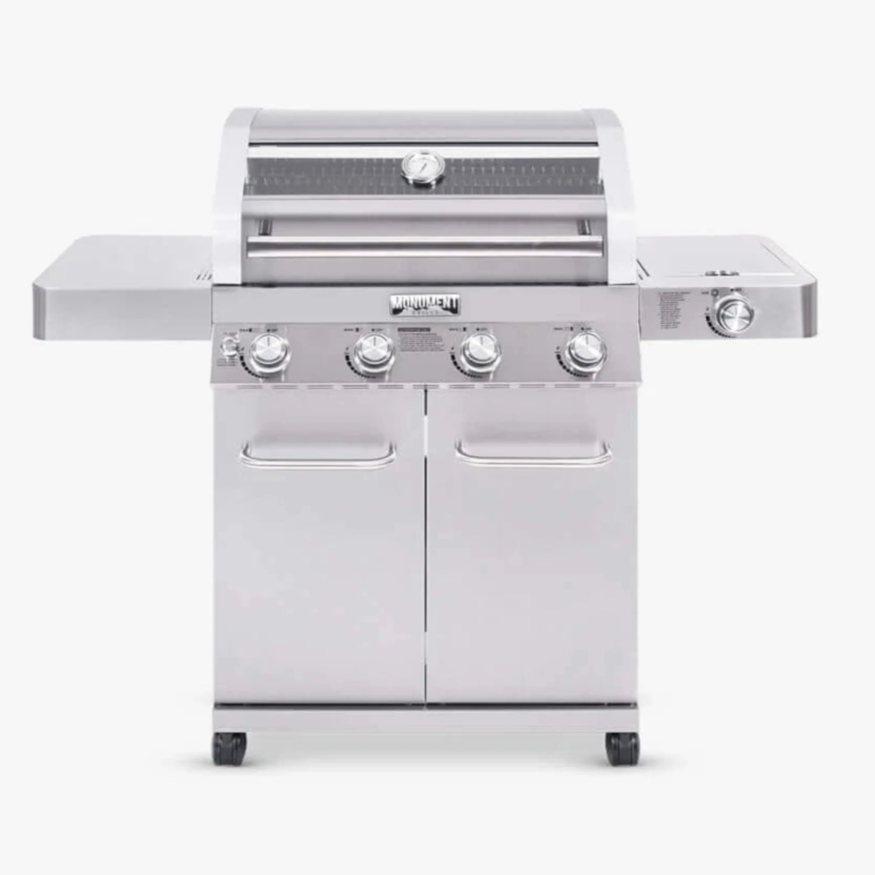 Monument Grills Classic 41847NG Gas Grill in Stainless Steel with 4 Burners