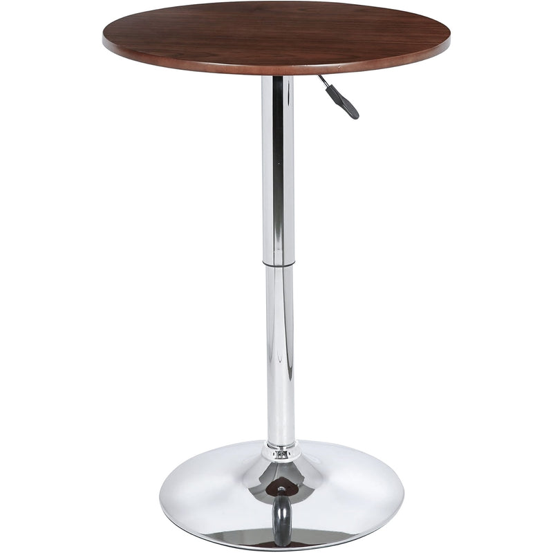 Modern Adjustable Swivel Pub Table – Contemporary Counter Table with Hydraulic Height Control