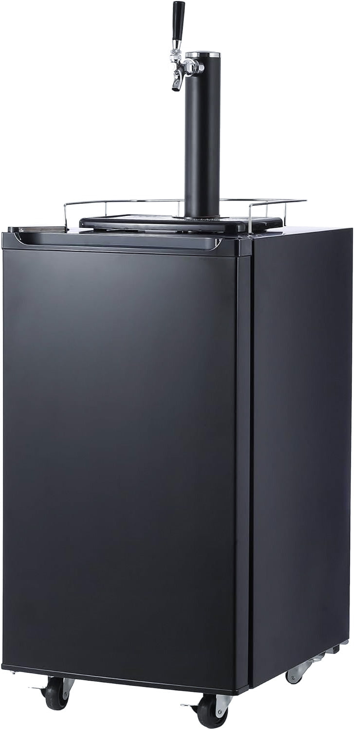 97L Single Tap Kegerator – Stainless Steel Beer Dispenser with Digital Temp Control