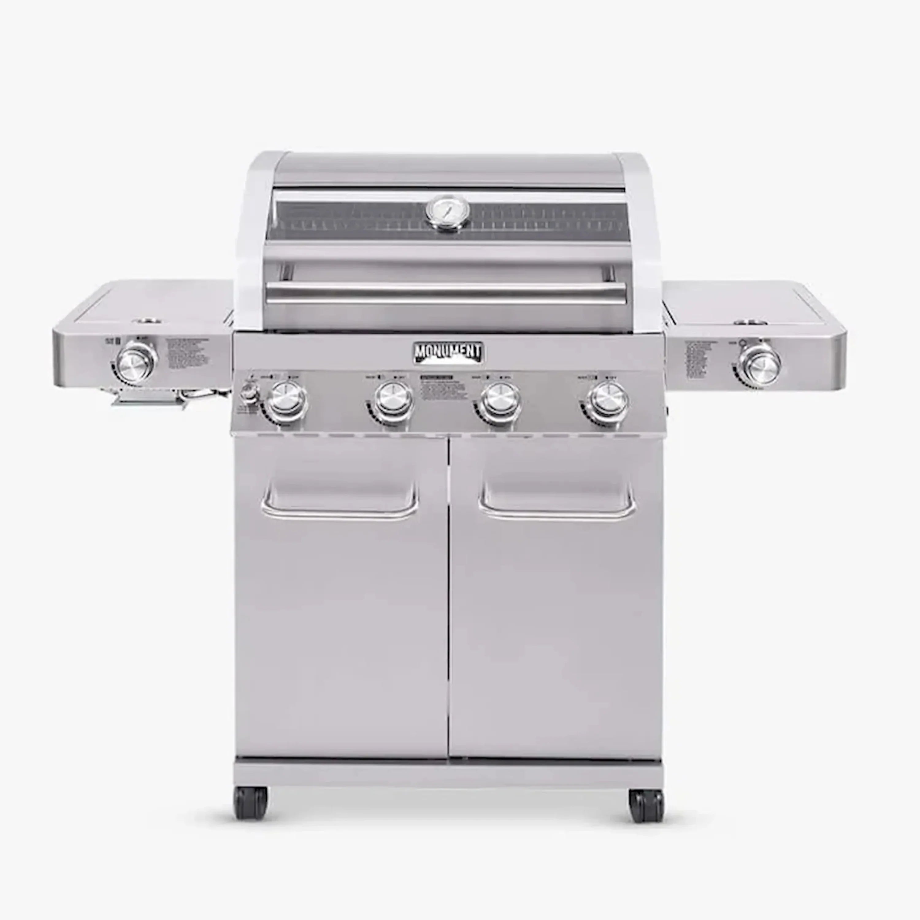 Monument Grills Classic 35633 Infrared Propane Gas Grill in Stainless Steel with 4 Burners