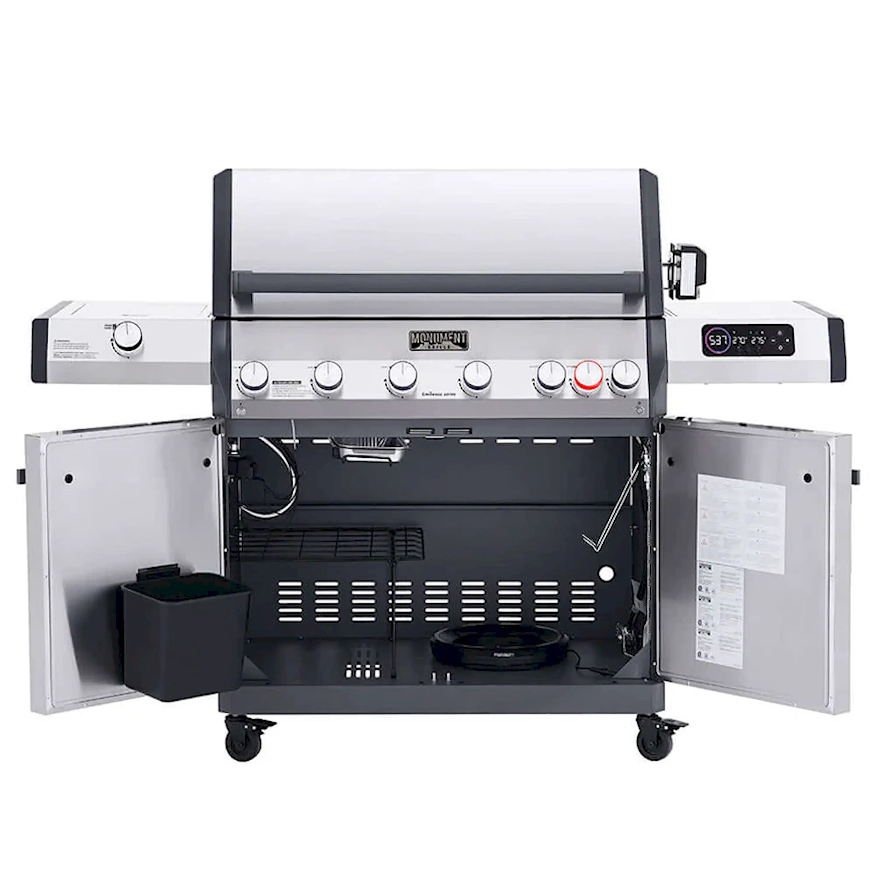 Monument Grills Eminence E605 Gas Grill in Stainless Steel with 6 Burners