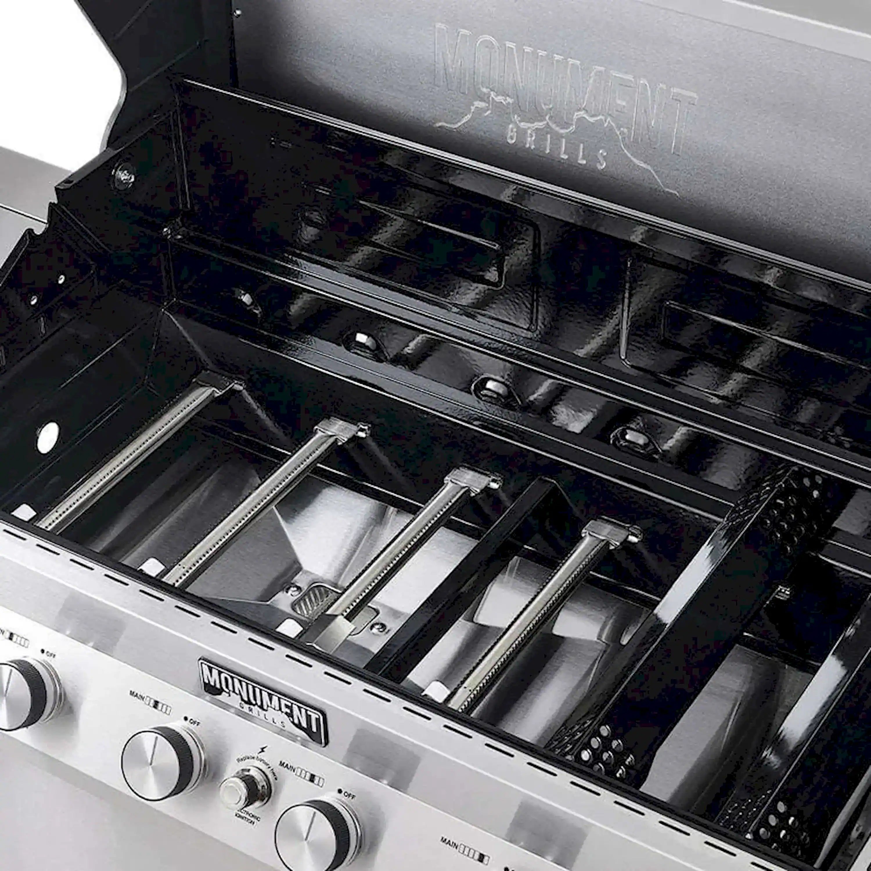 Monument Grills Denali 605 Smart Gas Grill in Stainless Steel with 6 Burners