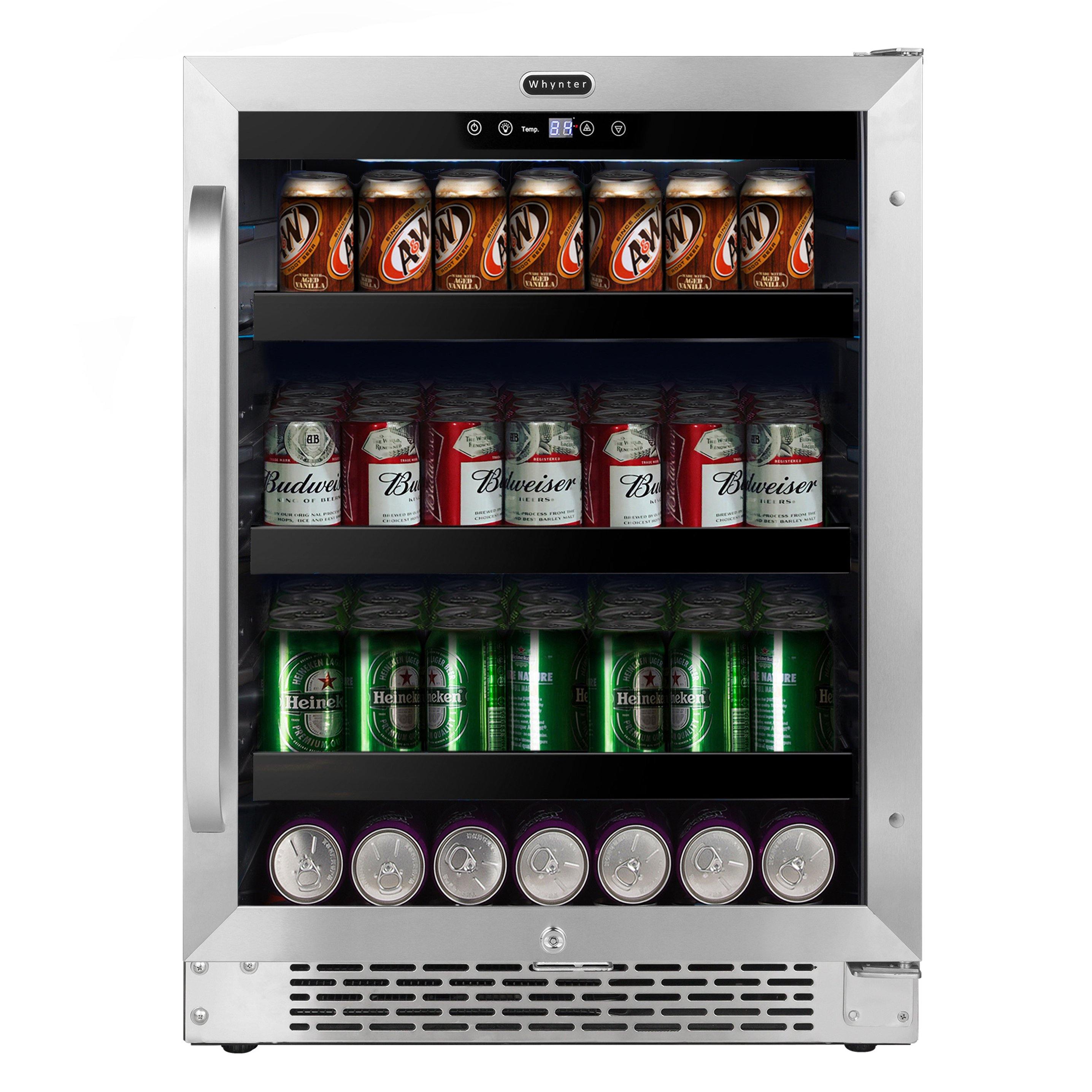 Whynter 24" Wide 140 Can Beverage Center