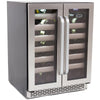 Image of Whynter 24" Wide 40 Bottle Dual Zone Wine Cooler