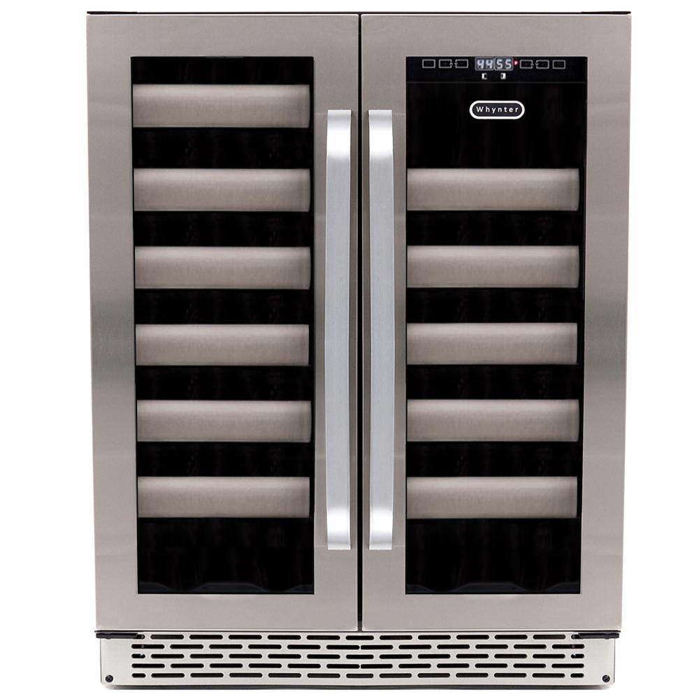 Whynter 24" Wide 40 Bottle Dual Zone Wine Cooler