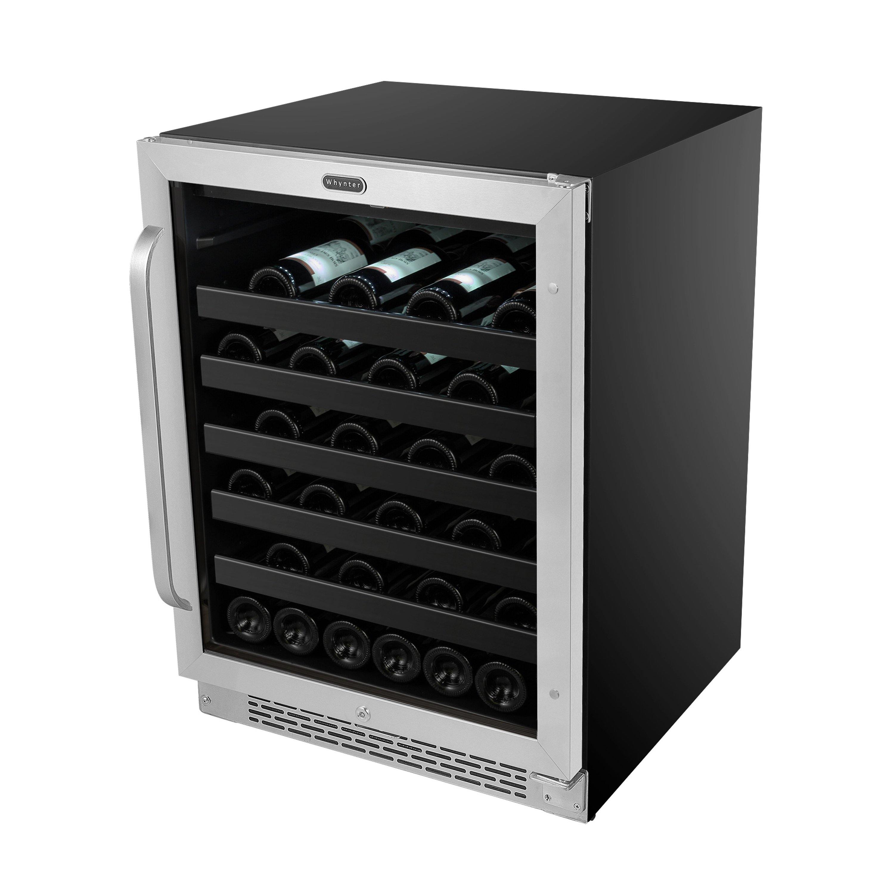 Whynter 23" Wide 46 Bottle Single Zone Wine Cooler