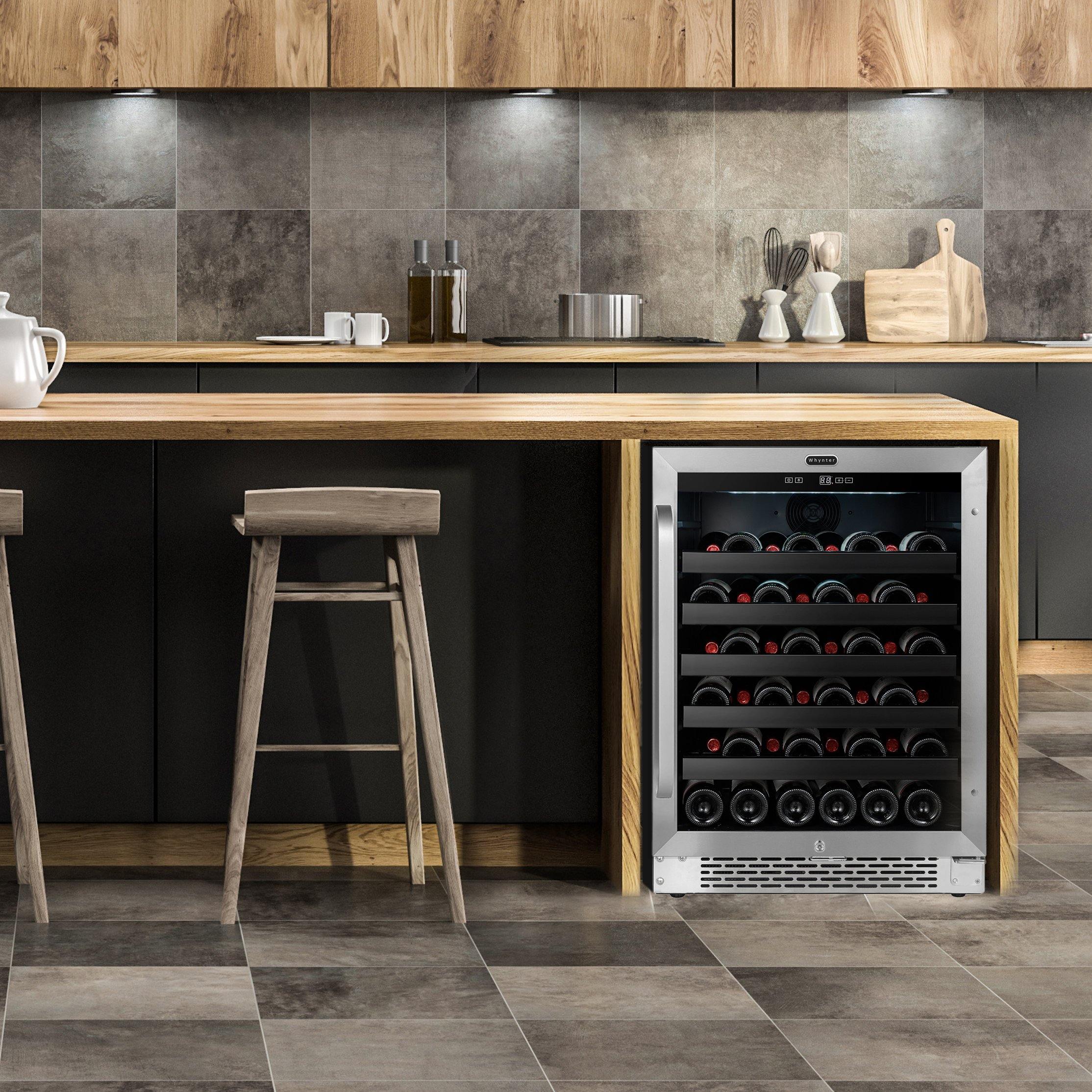 Whynter 23" Wide 46 Bottle Single Zone Wine Cooler