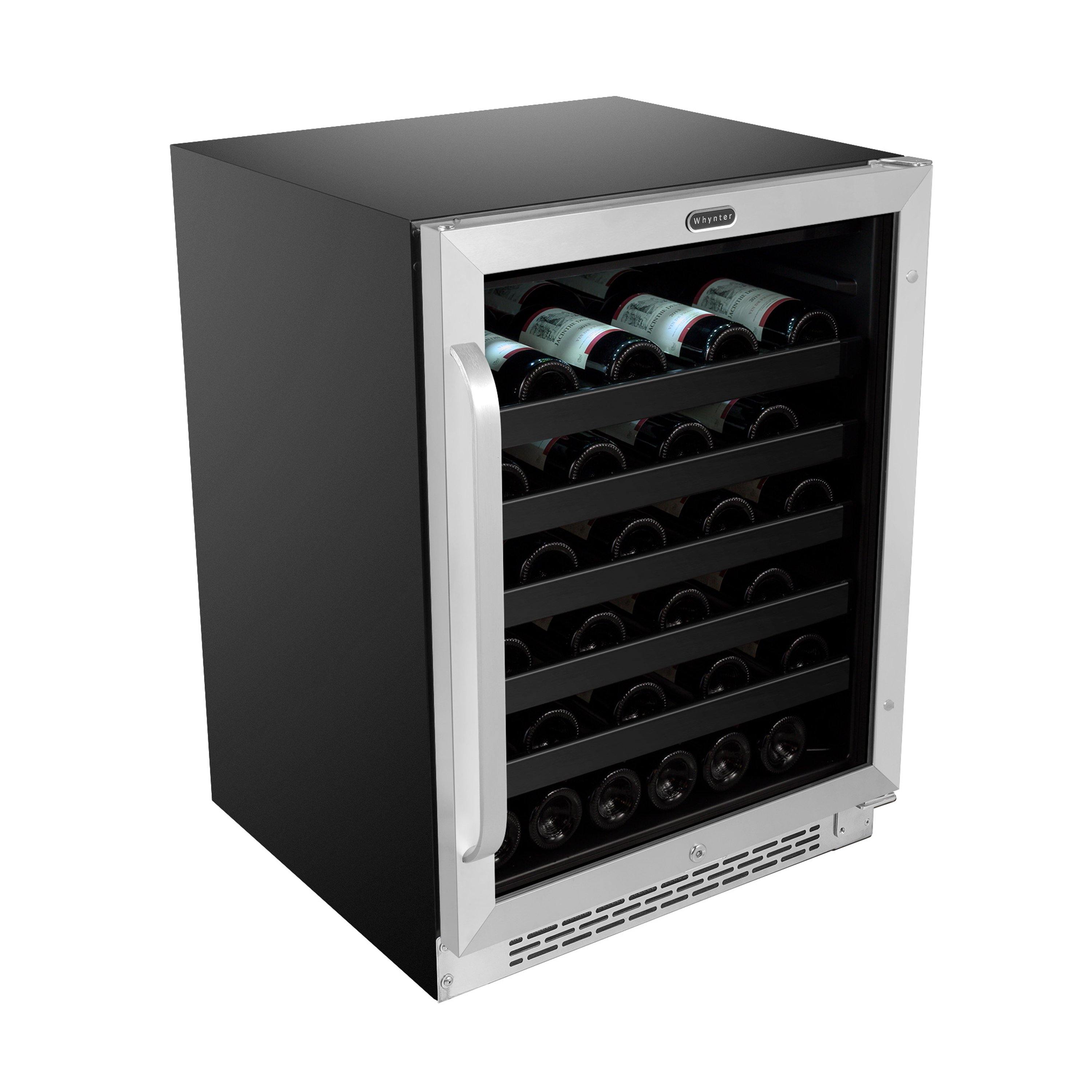 Whynter 23" Wide 46 Bottle Single Zone Wine Cooler