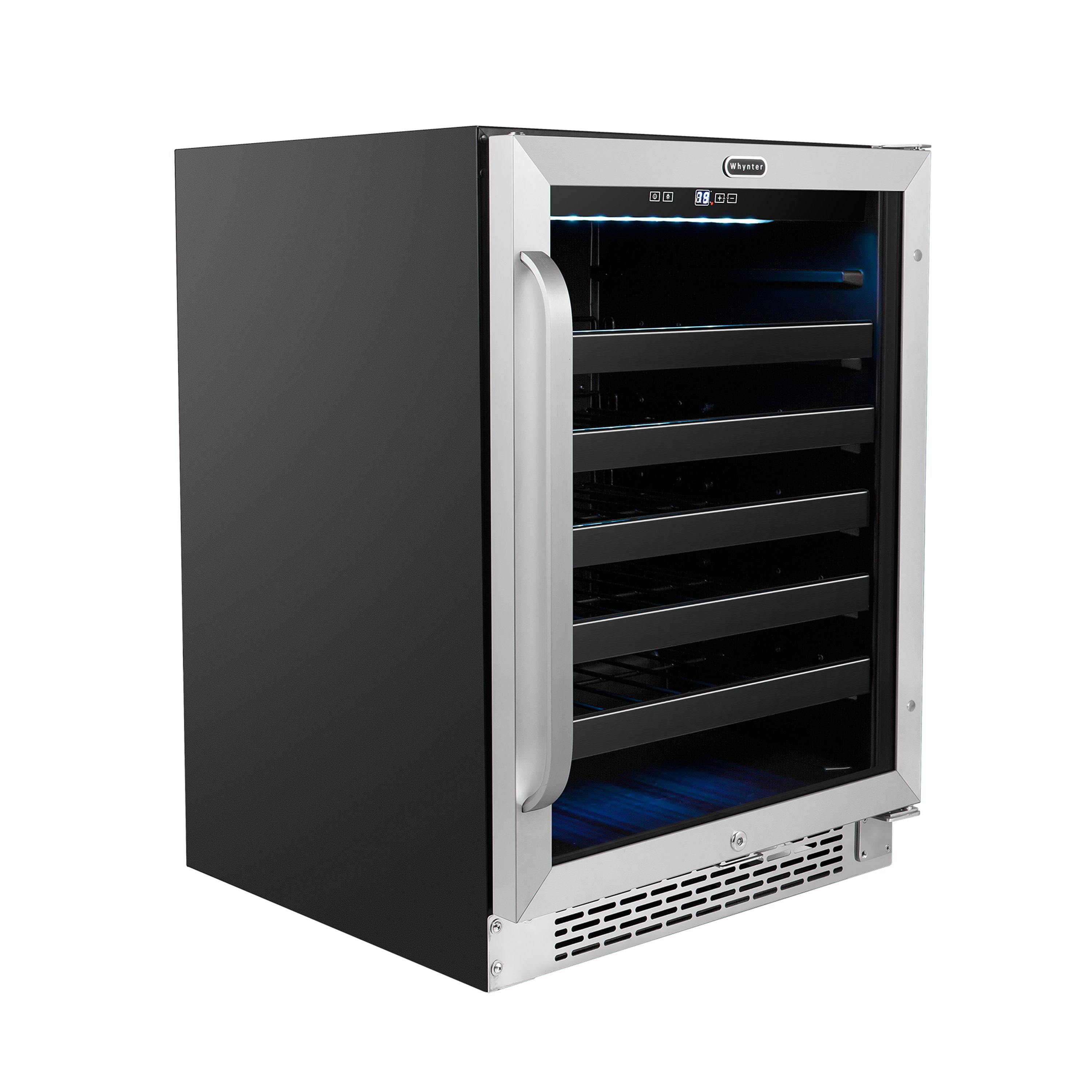 Whynter 23" Wide 46 Bottle Single Zone Wine Cooler