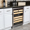 Image of Whynter 24" Wide 46 Bottle Dual Zone Wine Cooler
