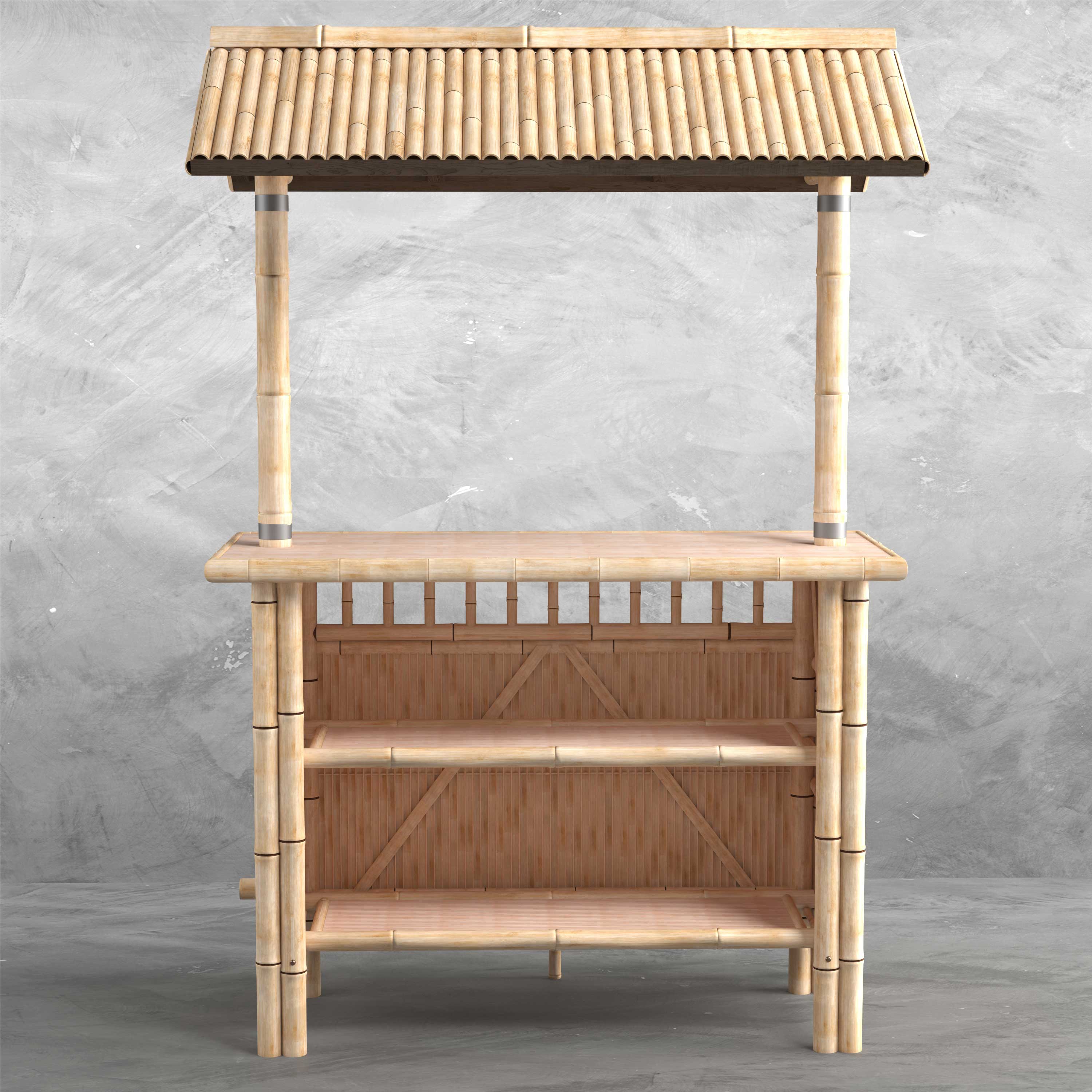 RAM Game Room TBAR60 - Bamboo Tiki Bar & Sets