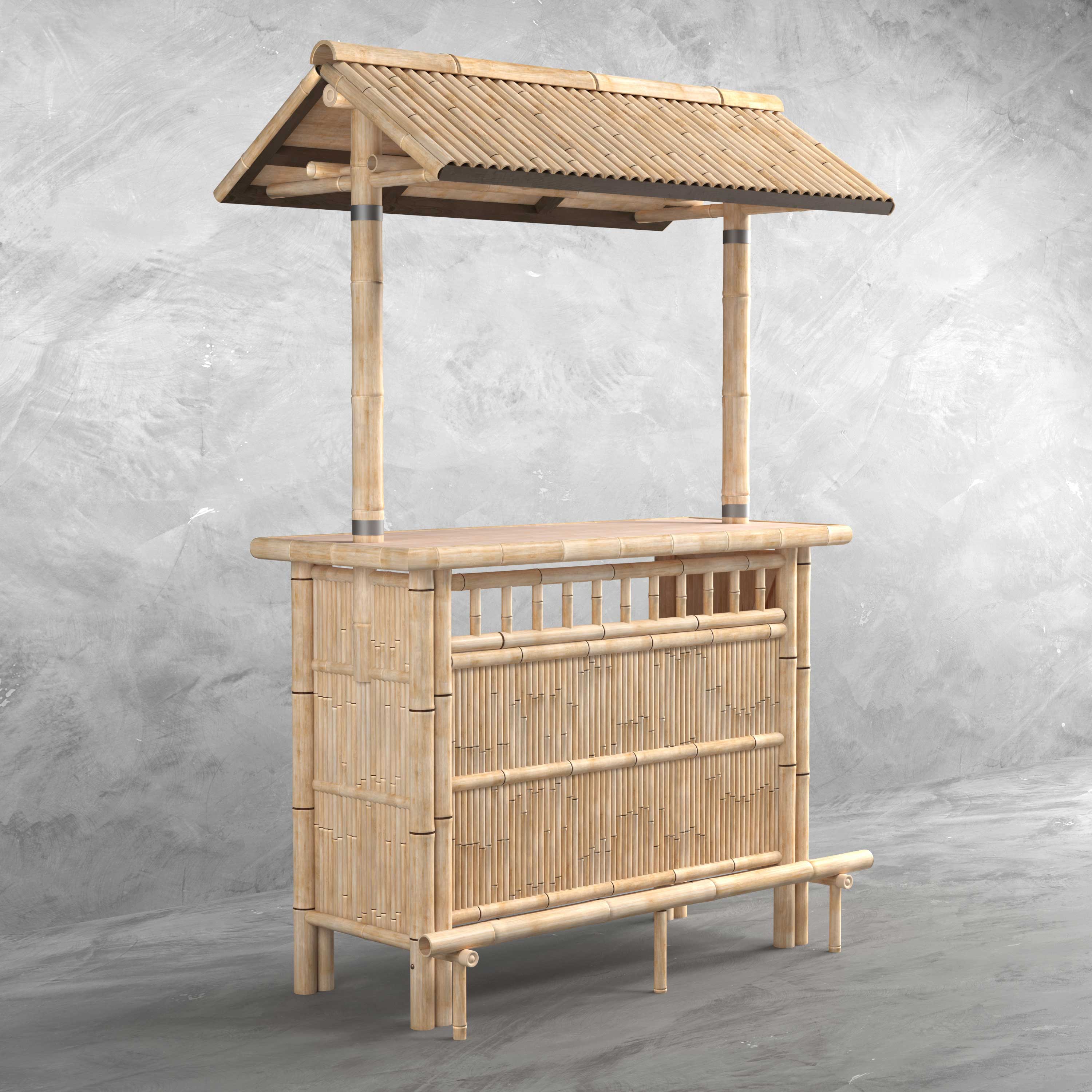 RAM Game Room TBAR60 - Bamboo Tiki Bar & Sets