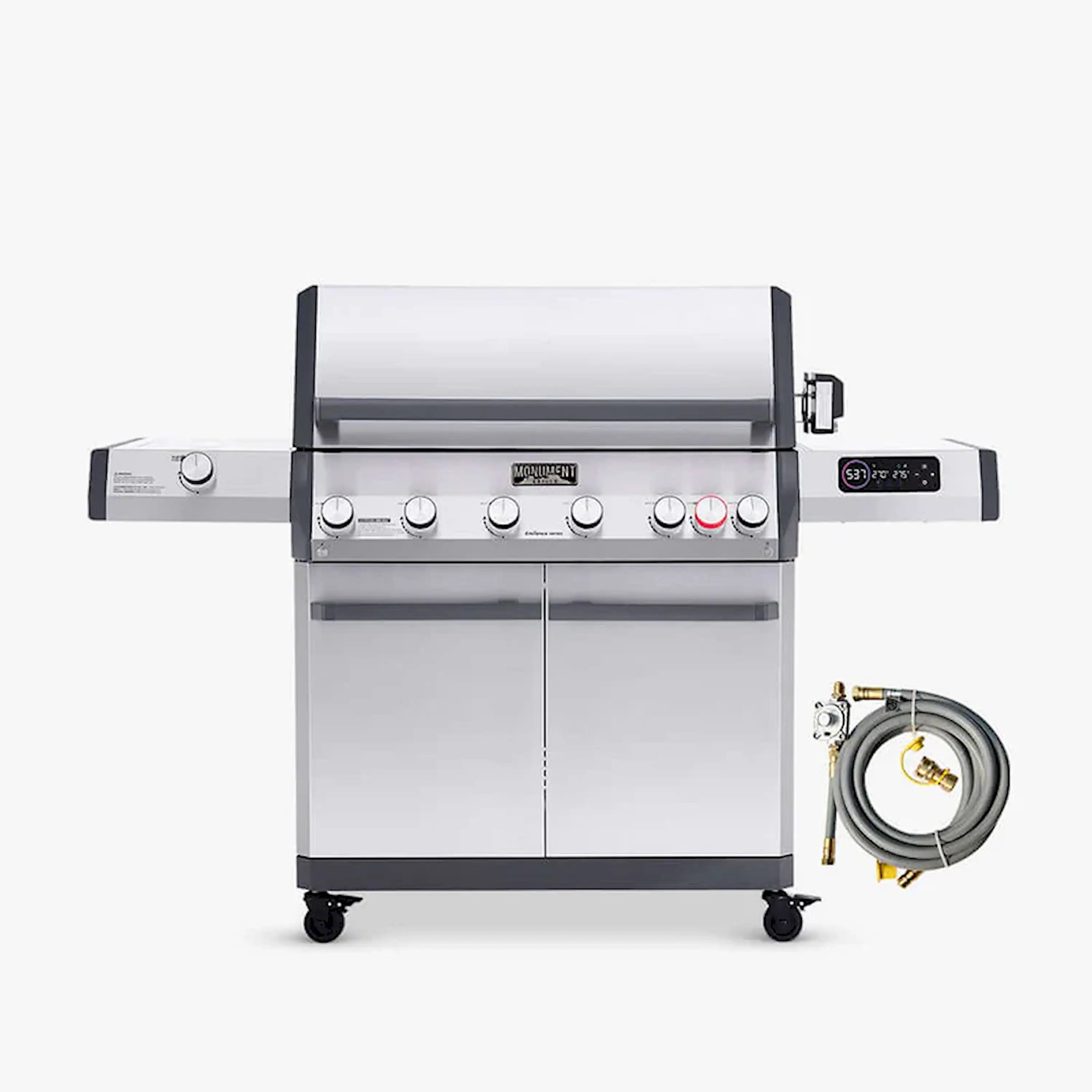 Monument Grills Eminence E605 Gas Grill in Stainless Steel with 6 Burners
