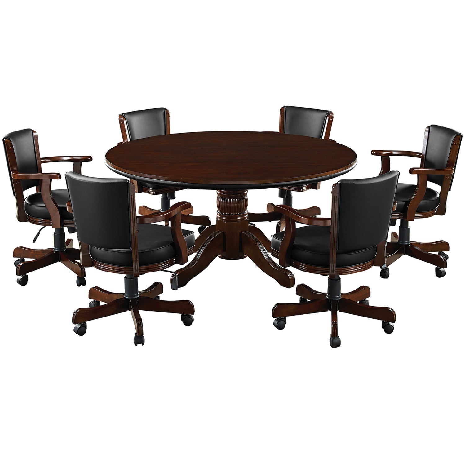 RAM Game Room GTBL60 -  60" Round 2 in 1 Game Table & Dinning top