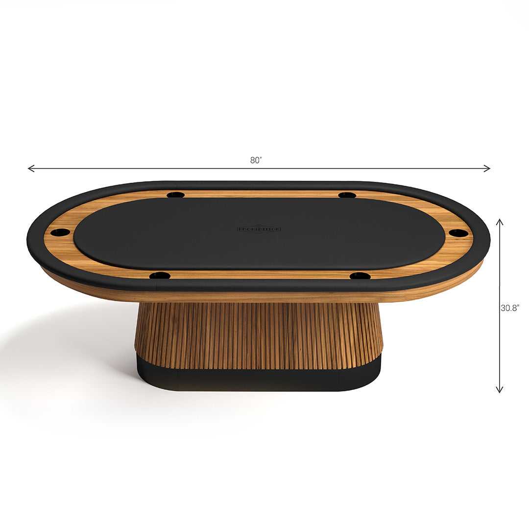 RAM Game Room PRO84TXTBL - Prohibition Texas Hold'em Poker Table