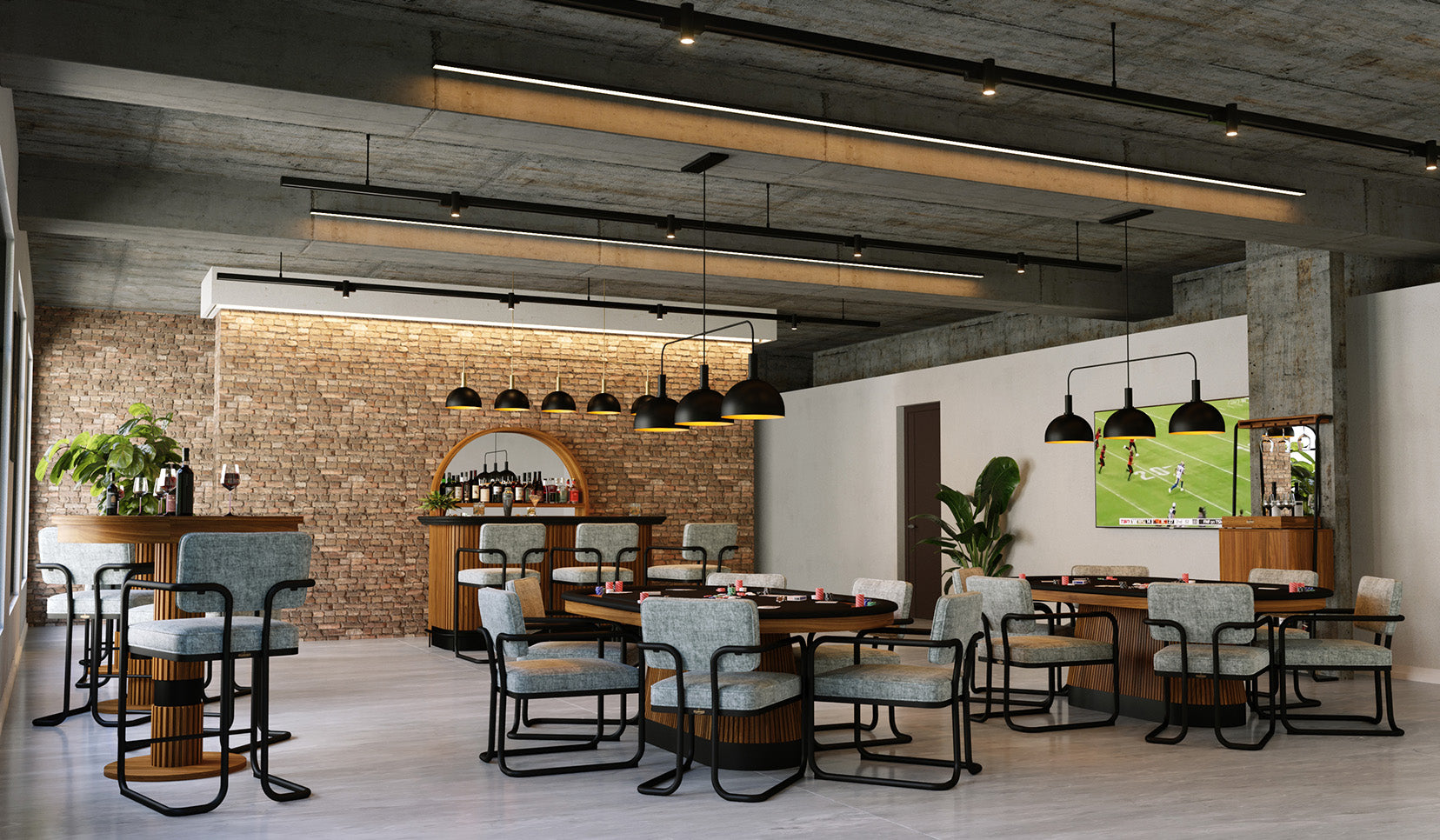 RAM Game Room PRODCHR - Prohibition Game / Dining Chair