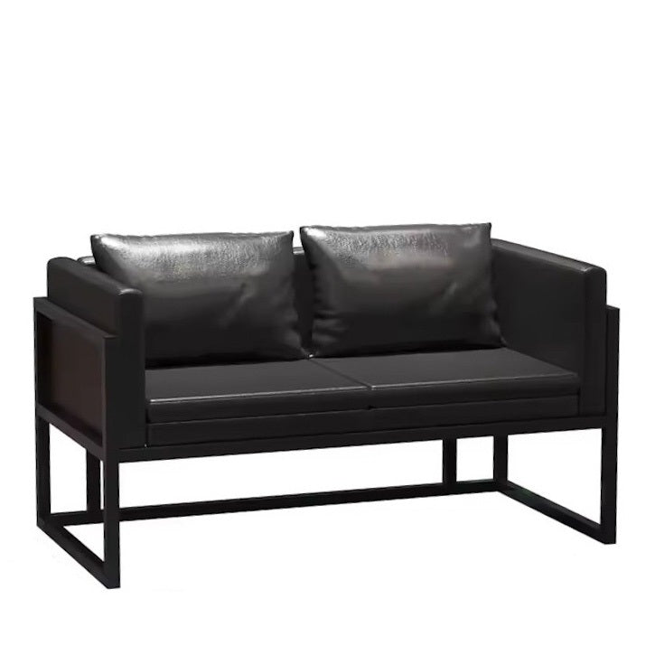 Modern Upholstered Bar Sofa with Tufted Backrest – Comfortable Lounge Seating for Home or Bar
